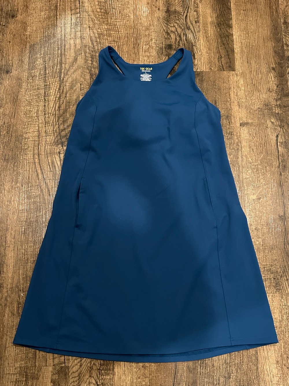 Tek Gear Ultrastretch Indigo Blue Racerback Athletic Dress